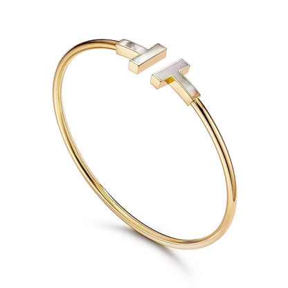 [Marins]T BRACELET 1.8MM MOP PINK GOLD