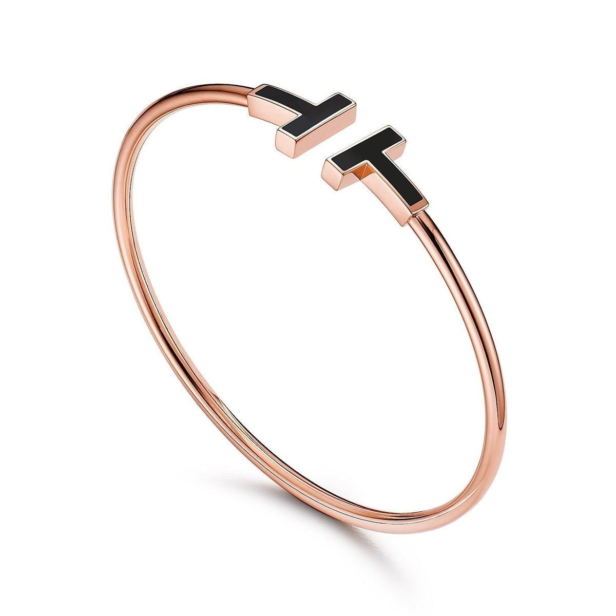 [Marins]T BRACELET 1.8MM ONYX PINK GOLD
