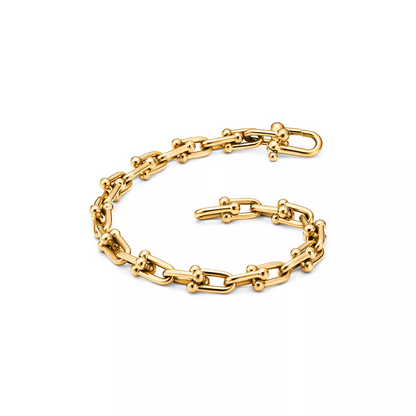 [Marins]HARDWEAR SMALL LINK 26 MOTIF GOLD BRACELET