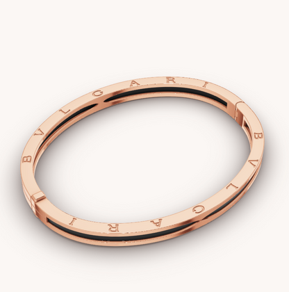 [Marins]ZERO 1 PINK GOLD WITH BLACK CERAMIC BRACELET