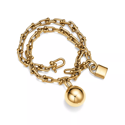 [Marins]HARDWEAR SMALL WRAP GOLD BRACELET