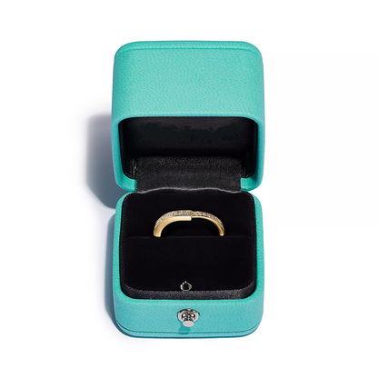 [Marins]LOCK RING GOLD DIAMOND PAVED