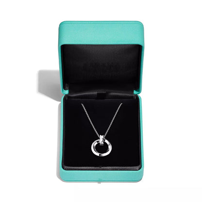 [Marins]T CIRCLE PENDENT SILVER NECKLACE