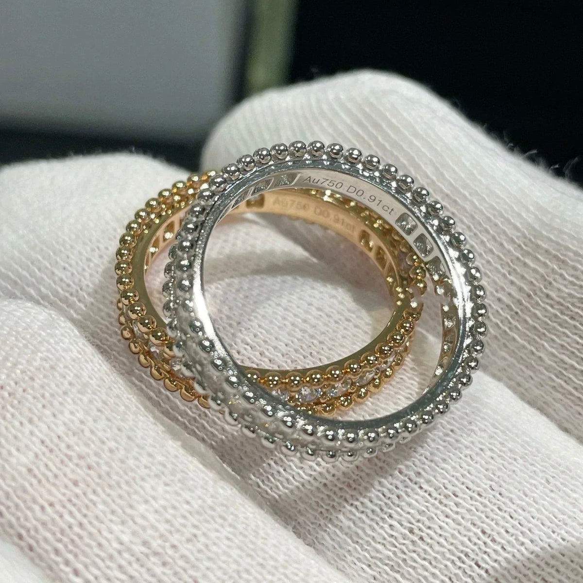 [Marins]PERLEE DIAMOND SILVER RING