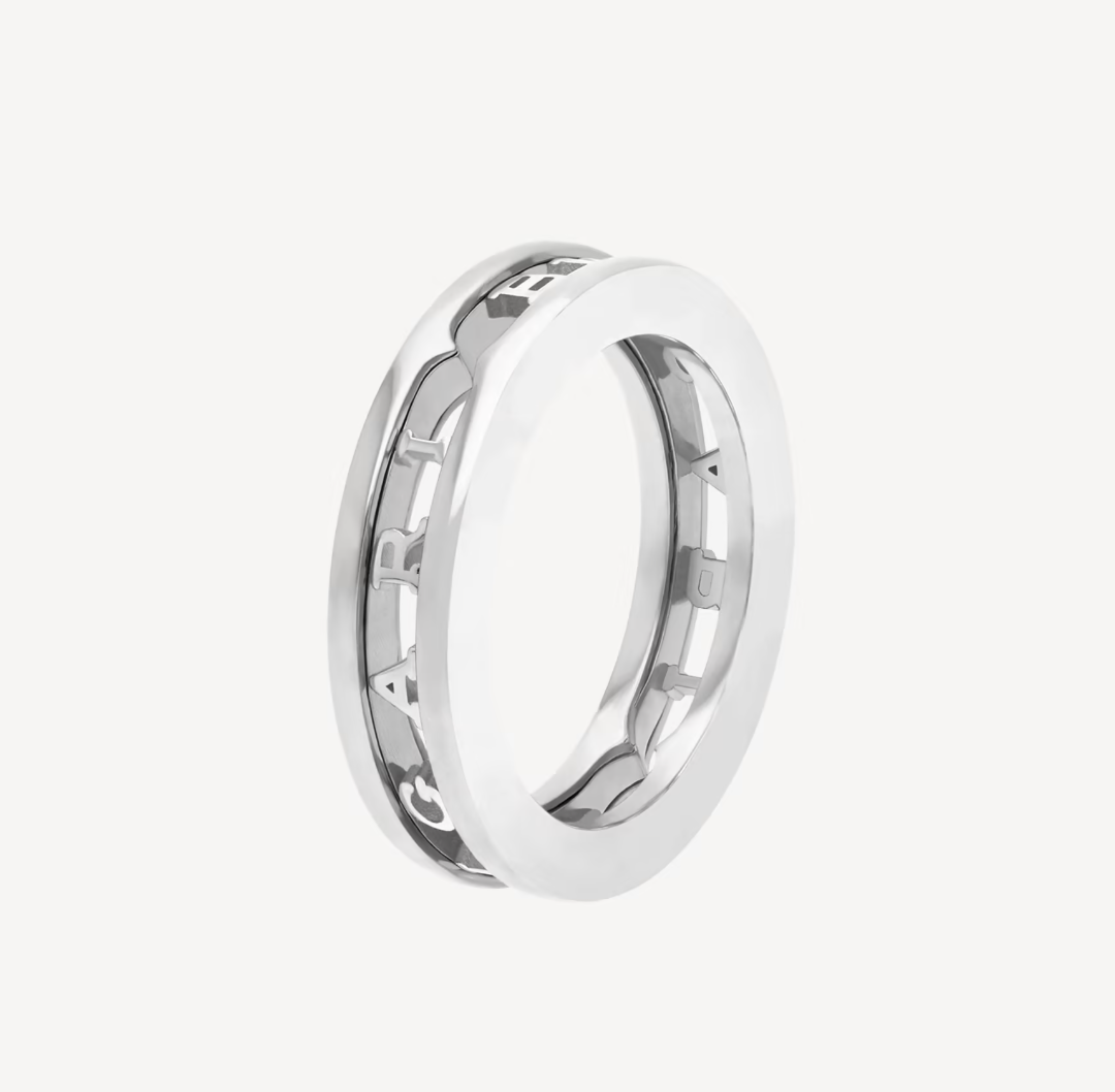 [Marins]ZERO 1 ONE-BAND WITH OPENWORK LOGO SPIRAL RING