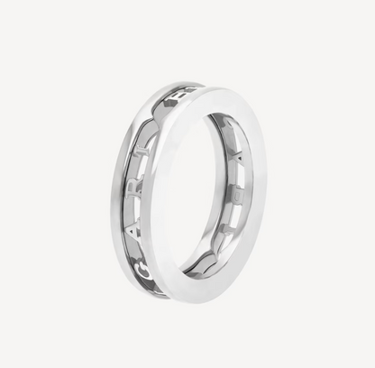 [Marins]ZERO 1 ONE-BAND WITH OPENWORK LOGO SPIRAL RING