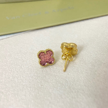 [Marins]2026 NEW MINI CLOVER 1 MOTIF  BUBBLE PINK ENAMEL