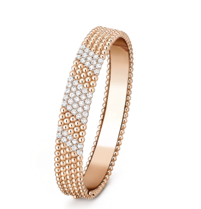 [Marins]Five-row diamond bracelet