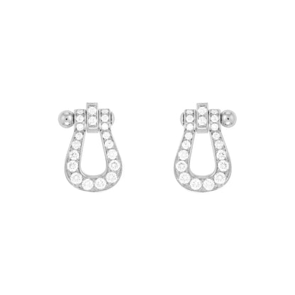 [Marins]FORCE 10 FULL DIAMOND STUD EARRINGS MINI MODEL