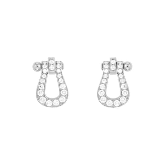 [Marins]FORCE 10 FULL DIAMOND STUD EARRINGS MINI MODEL