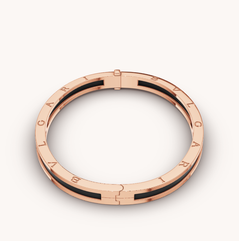 [Marins]ZERO 1 PINK GOLD WITH BLACK CERAMIC BRACELET