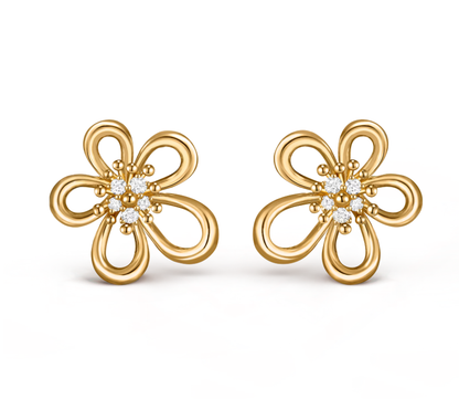 [Marins]FLOWERLACE EARRINGS