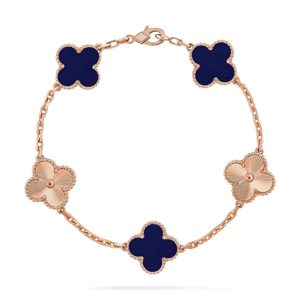 [Marins]CLOVER 5 MOTIF LAPIS LAZULI BRACELET COLLECTION