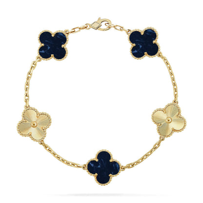 [Marins]CLOVER 5 MOTIF PIETERSITE BRACELET COLLECTION