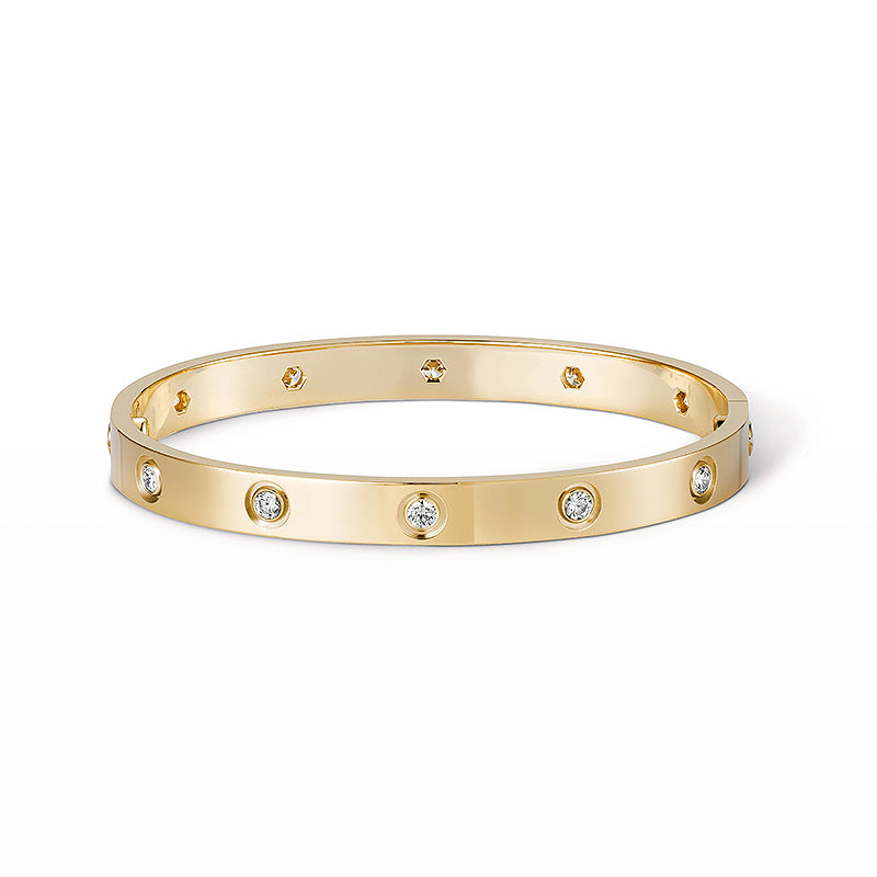 [Marins]LOVE BRACELET 6.1MM 10 DIAMONDS