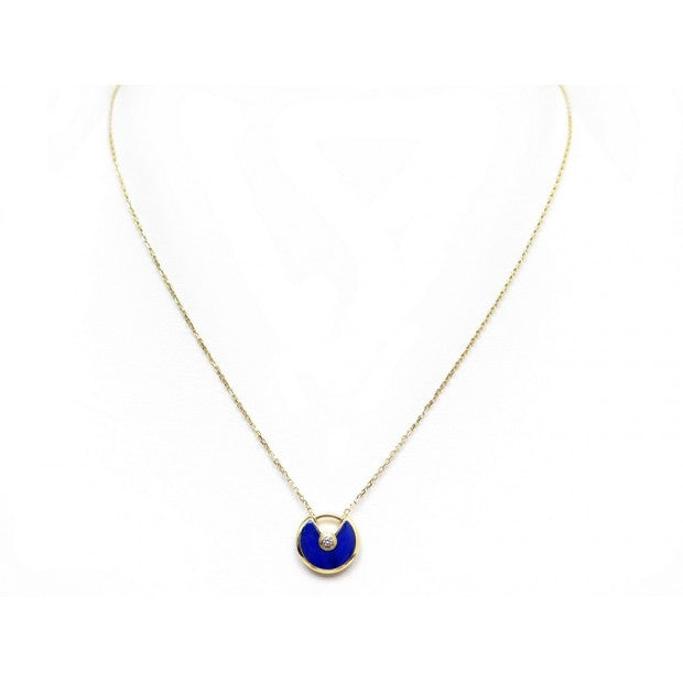 [Marins]AMULETTE ROSE GOLD AGATE NECKLACE