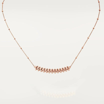 [Marins]CLASH PINK GOLD NECKLACE