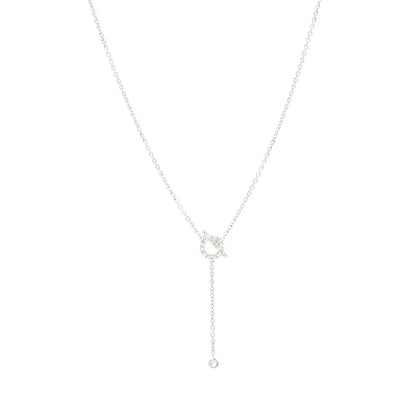 [Marins]FINESSE SILVER DIAMOND NECKLACE