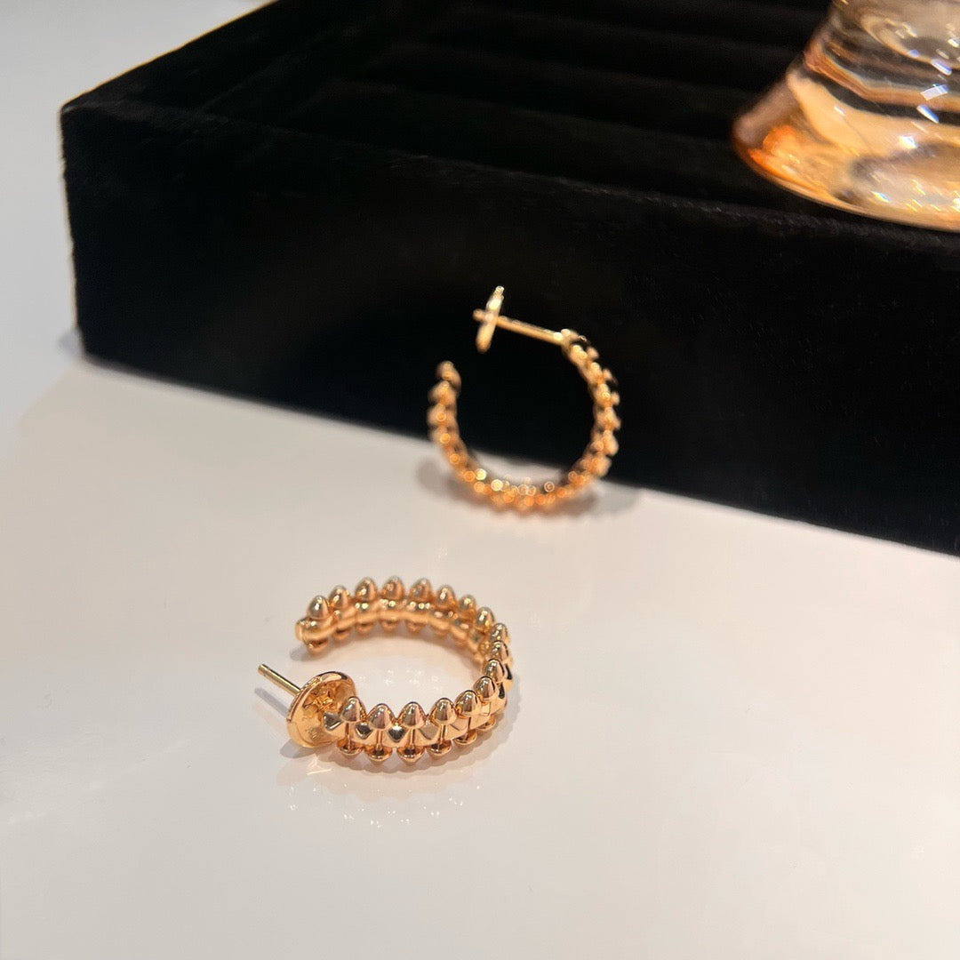 [Marins]CLASH SMALL HOOP EARRINGS