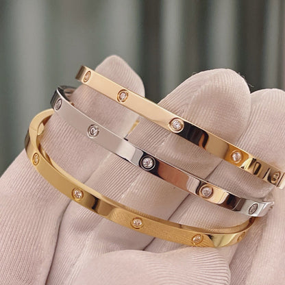 [Marins]LOVE BRACELET 3.65MM 10 DIAMONDS