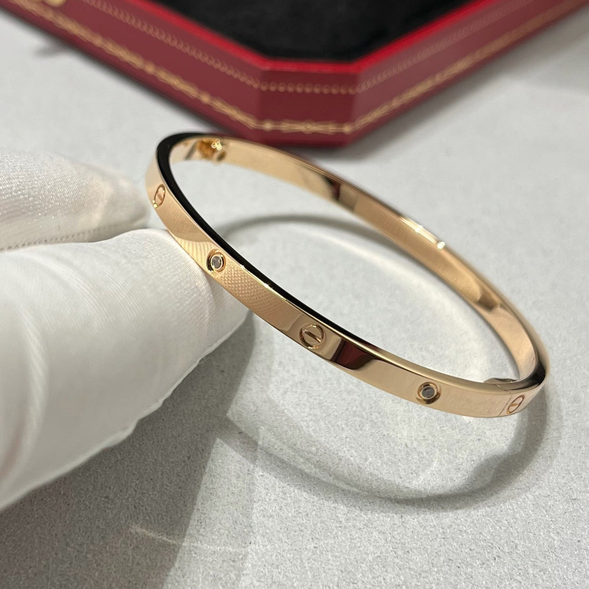 [Marins]LOVE BRACELET 3.65MM 6 DIAMONDS