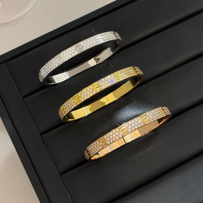 [Marins]LOVE BRACELET 6.1MM DIAMOND-PAVED