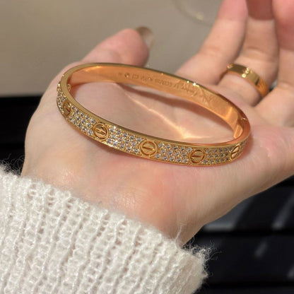 [Marins]LOVE BRACELET 6.1MM DIAMOND-PAVED