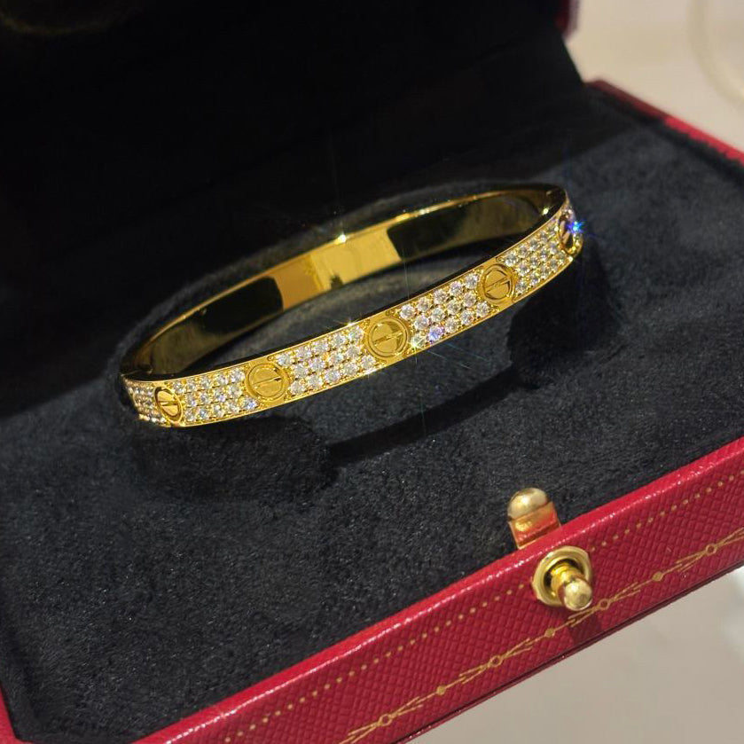 [Marins]LOVE BRACELET 6.1MM DIAMOND-PAVED