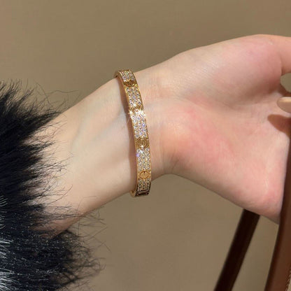 [Marins]LOVE BRACELET 6.1MM DIAMOND-PAVED