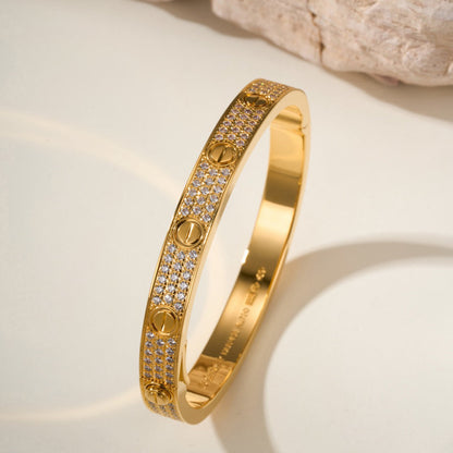 [Marins]LOVE BRACELET 6.1MM DIAMOND-PAVED