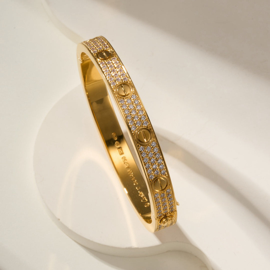 [Marins]LOVE BRACELET 6.1MM DIAMOND-PAVED