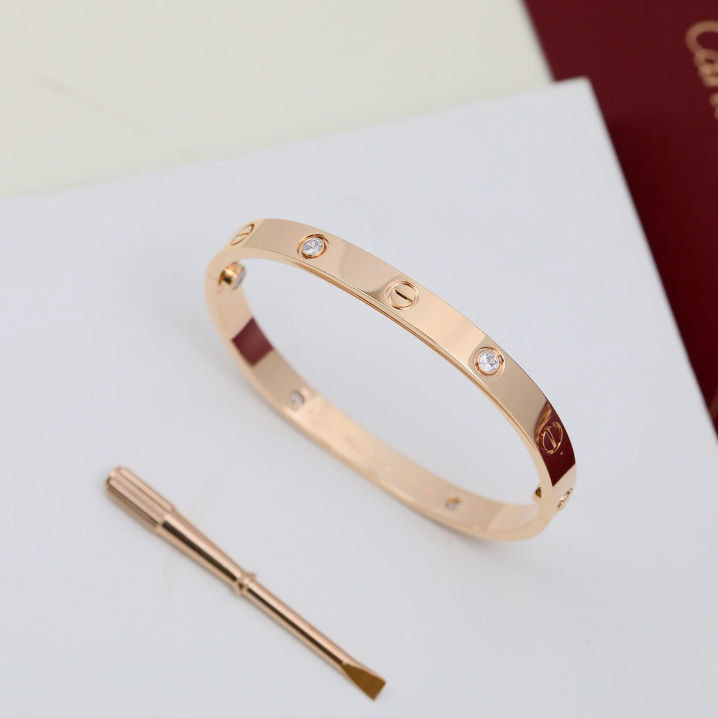 [Marins]LOVE BRACELET 6.1MM 4 DIAMONDS