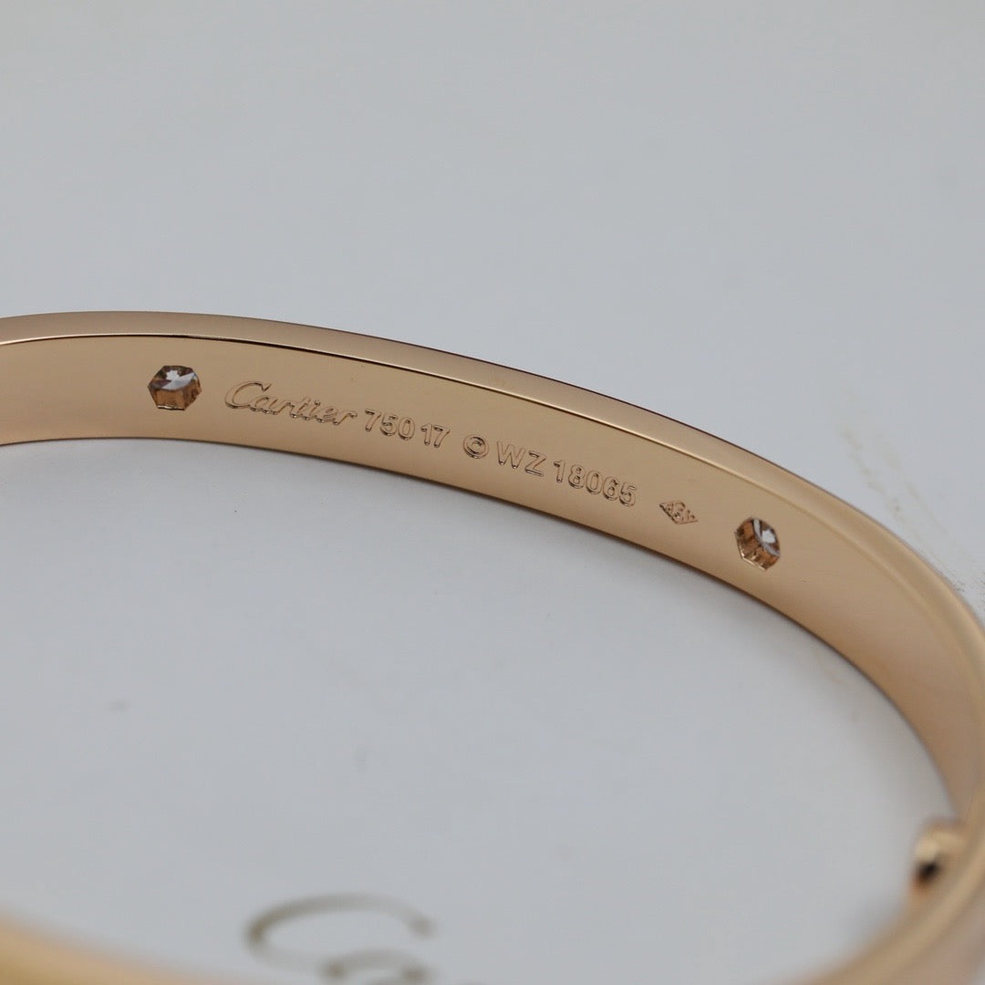 [Marins]LOVE BRACELET 6.1MM 4 DIAMONDS