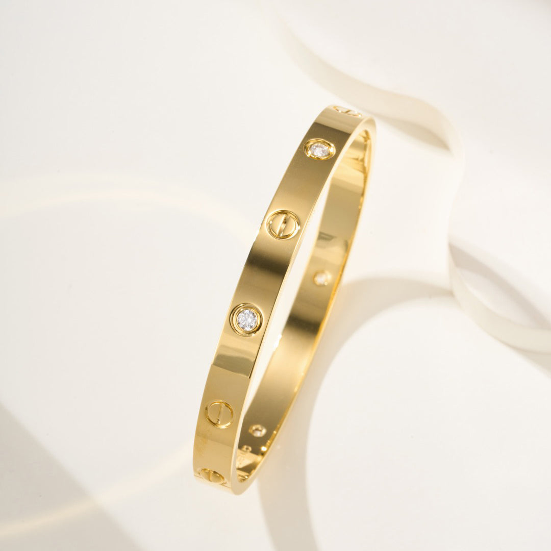 [Marins]LOVE BRACELET 6.1MM 4 DIAMONDS