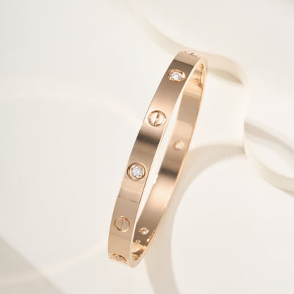 [Marins]LOVE BRACELET 6.1MM 4 DIAMONDS