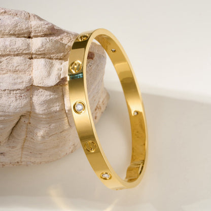 [Marins]LOVE BRACELET 6.1MM 4 DIAMONDS