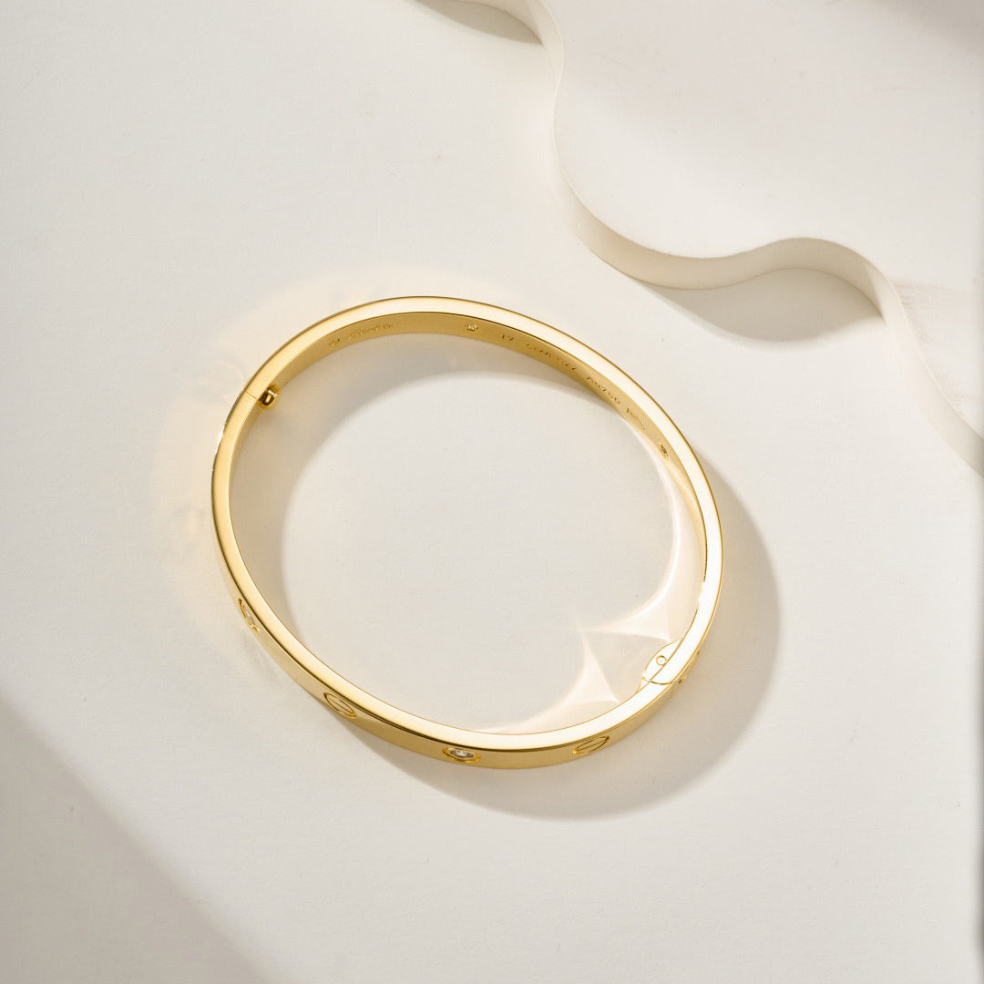 [Marins]LOVE BRACELET 6.1MM 4 DIAMONDS