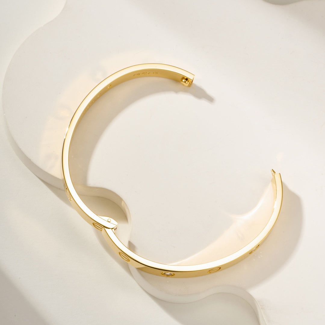 [Marins]LOVE BRACELET 6.1MM 4 DIAMONDS