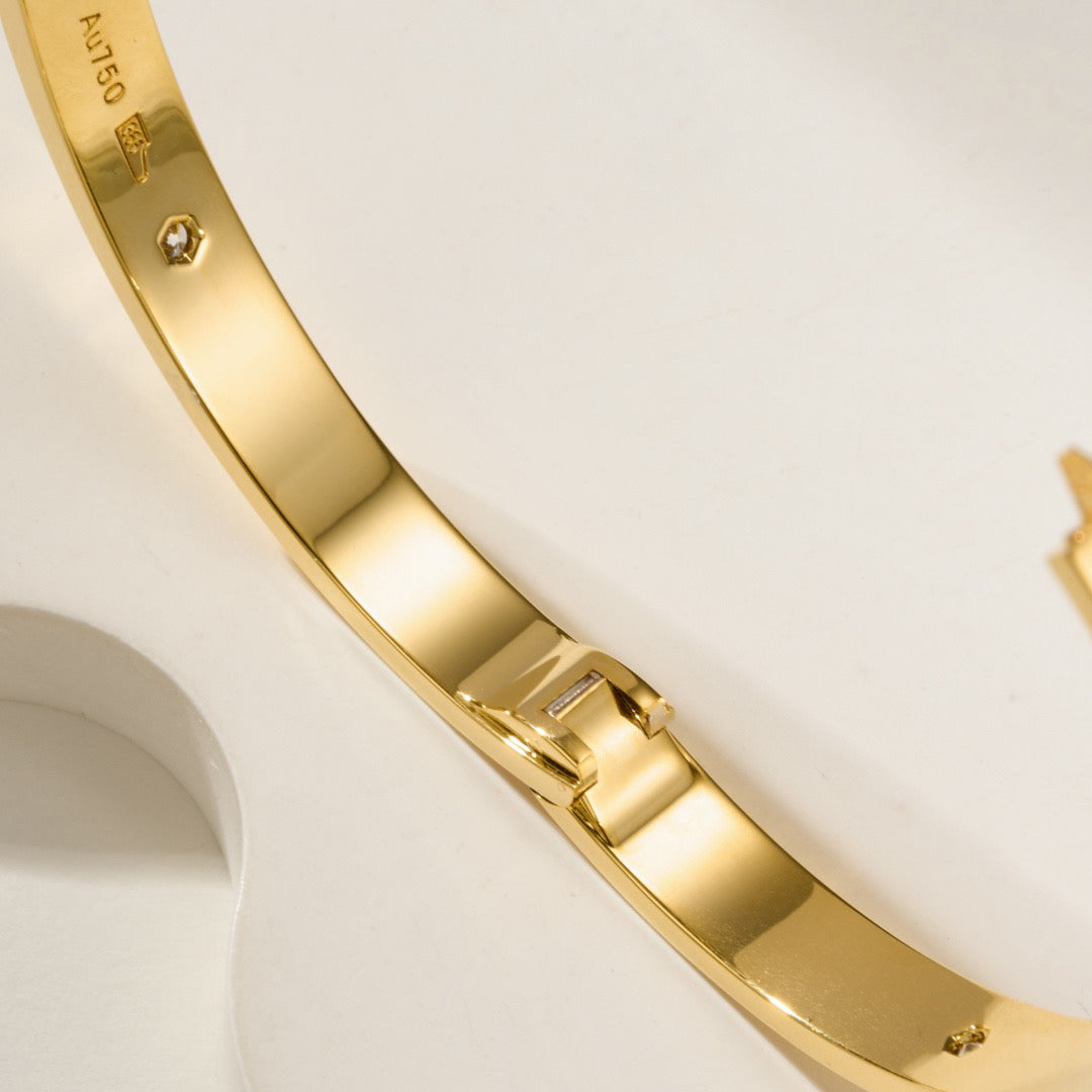 [Marins]LOVE BRACELET 6.1MM 4 DIAMONDS