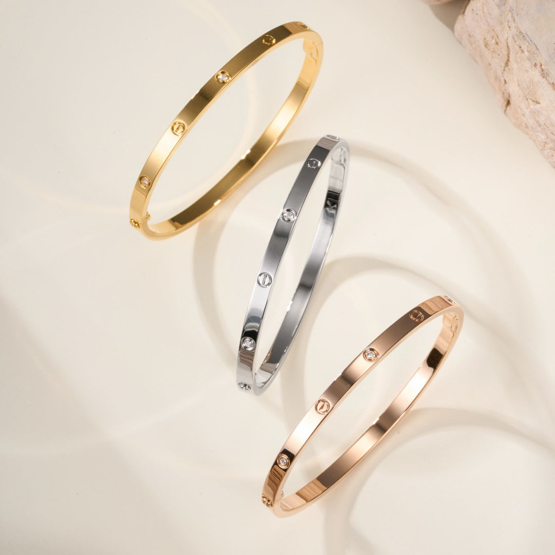 [Marins]LOVE BRACELET 3.65MM 6 DIAMONDS