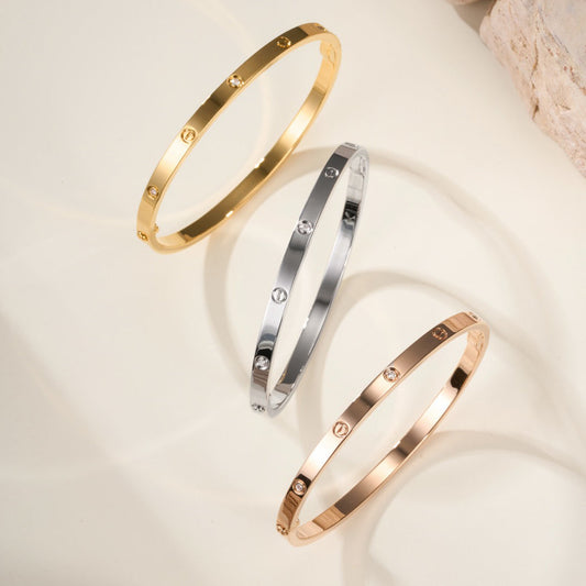 [Marins]LOVE BRACELET 3.65MM 6 DIAMONDS