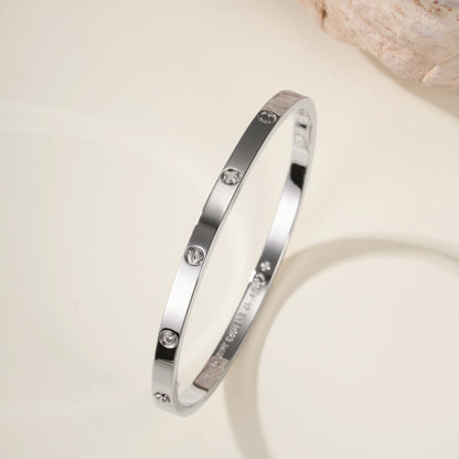 [Marins]LOVE BRACELET 3.65MM 6 DIAMONDS