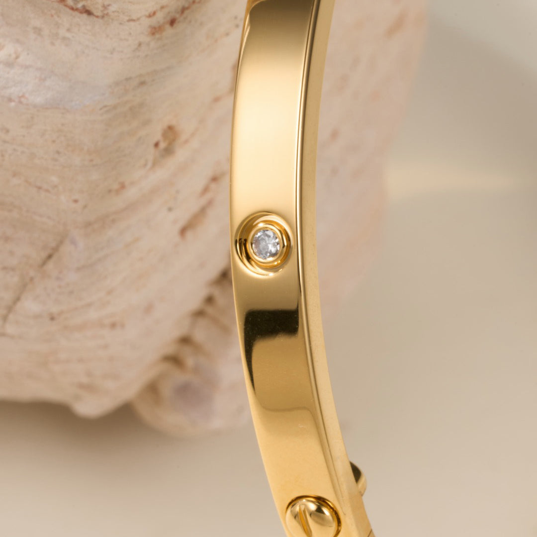 [Marins]LOVE BRACELET 3.65MM 6 DIAMONDS