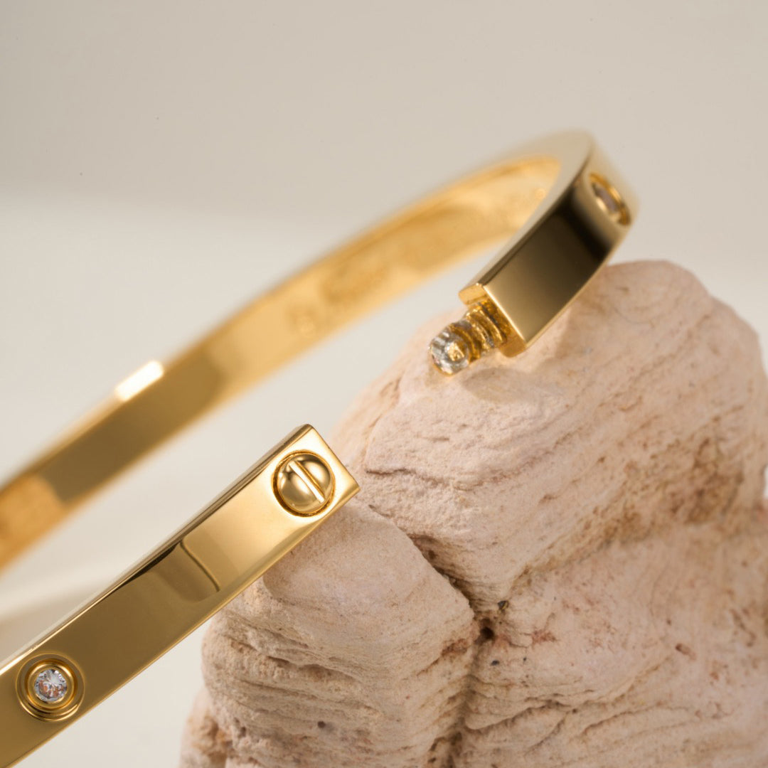 [Marins]LOVE BRACELET 3.65MM 6 DIAMONDS