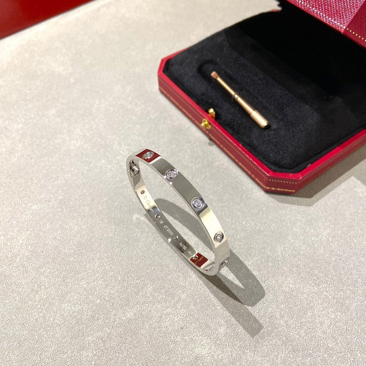 [Marins]LOVE BRACELET 6.1MM 10 DIAMONDS