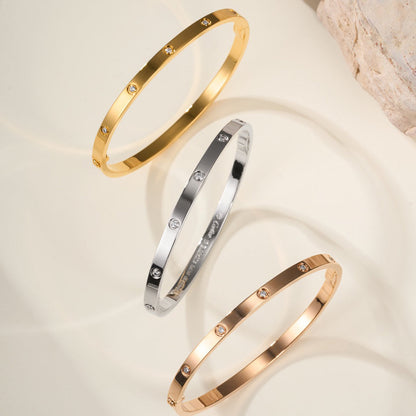 [Marins]LOVE BRACELET 3.65MM 10 DIAMONDS