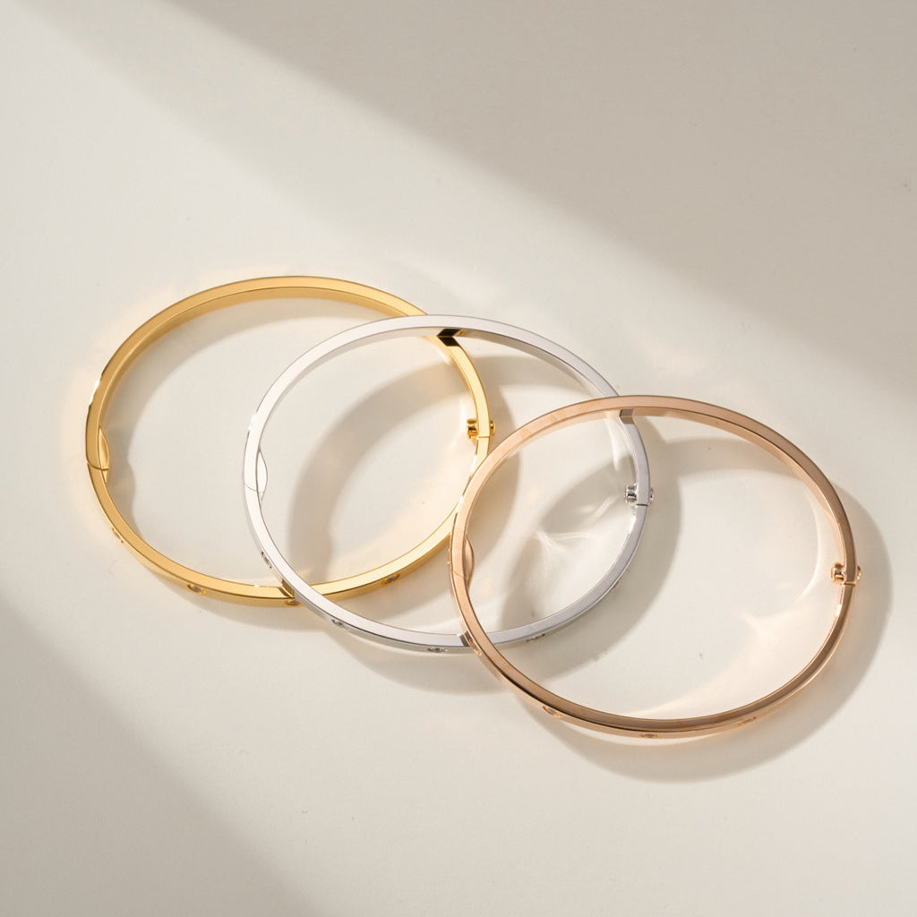 [Marins]LOVE BRACELET 3.65MM 10 DIAMONDS