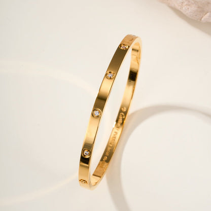 [Marins]LOVE BRACELET 3.65MM 10 DIAMONDS