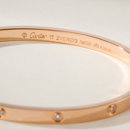 [Marins]LOVE BRACELET 3.65MM 10 DIAMONDS