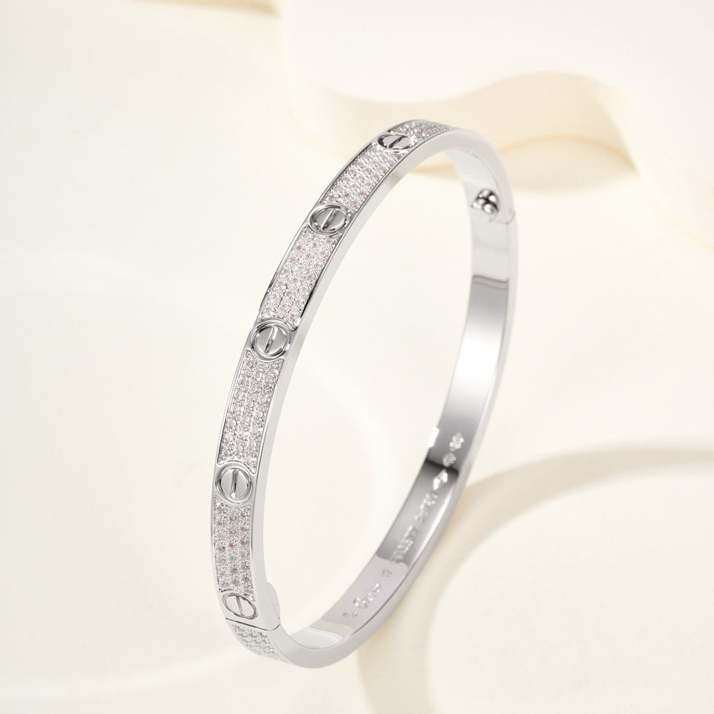 [Marins]LOVE BRACELET 4.8MM DIAMOND-PAVED
